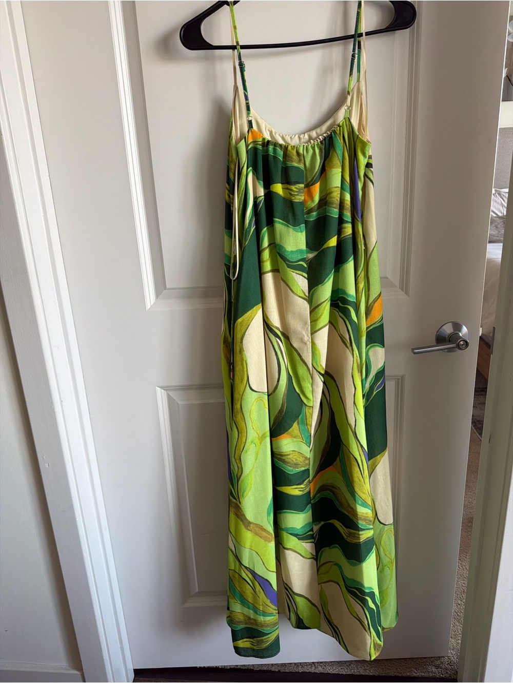 Sam Edelman Green Multi-Print Maxi Dress - Picture 5 of 8